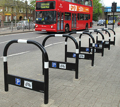 Bodenstehender Fahrradständer - TRANSPORT  - Furnitubes - für öffentliche Bereiche / galvanisiertem Stahl / Edelstahl