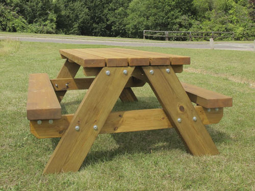 Klassischer Picknicktisch - STARK  - Furnitubes - Holz / rechteckig / für Kinder