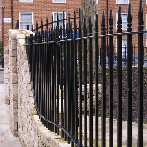 Stabzaun - WESTMINSTER  VERTICAL - ALPHA RAIL - Garten / Metall / klassisch