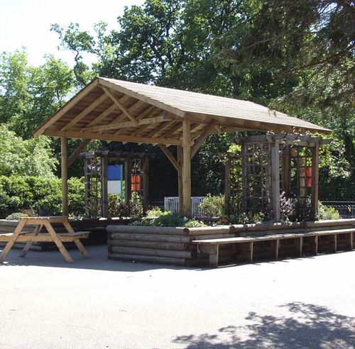 Überdachung für öffentliche Bereiche - OUTDOOR CLASSROOMS - SETTER PLAY