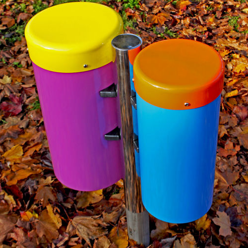 Edelstahl-Spielplatzgerät - CONGAS - WICKSTEED - musikalisch