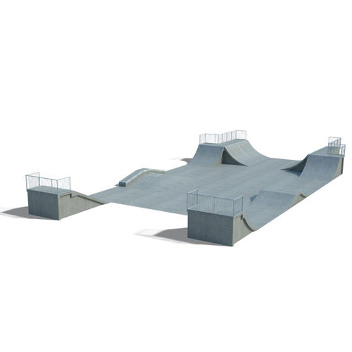 Beton-Skatepark - DESIGN 4 - WICKSTEED