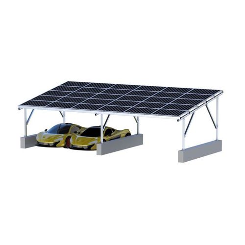Carport für Parkplätze - CHINA SUPPLIER - Xiamen Ruiye New Energy Co.,Ltd - mit Solarpaneel / Aluminium