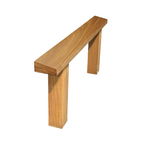 Moderne Bank für den öffentlichen Raum - PERCH - Woodscape. - Holz / maßgefertigt / Steh