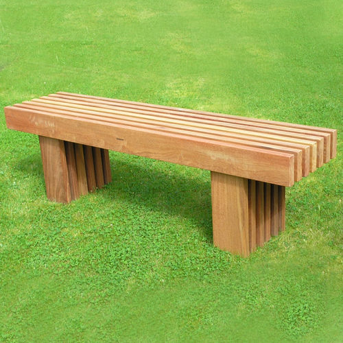 Moderne Bank für den öffentlichen Raum - TYPE 8 - Woodscape. - Holz / FSC-zertifiziert / nachhaltig