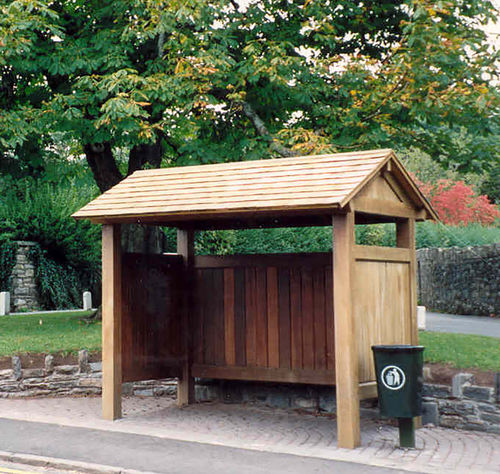 Holz-Buswartehalle - STANDARD - Woodscape.