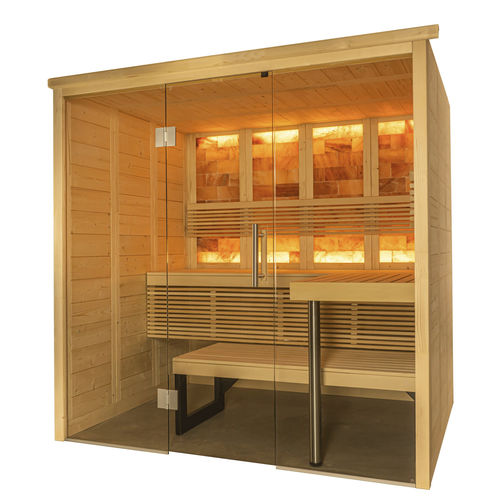 Sauna für Privatgebrauch - HIMALAYA  - Almost Heaven Saunas - Holz / Hartglas / für den Innenraum
