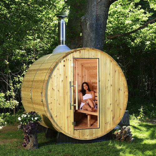 Sauna für Privatgebrauch - SENECA - Almost Heaven Saunas - Holz / Glas / für den Außenbereich