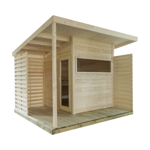 Sauna für Privatgebrauch - TIMBERLINE  - Almost Heaven Saunas - Holz / Hartglas / für den Außenbereich