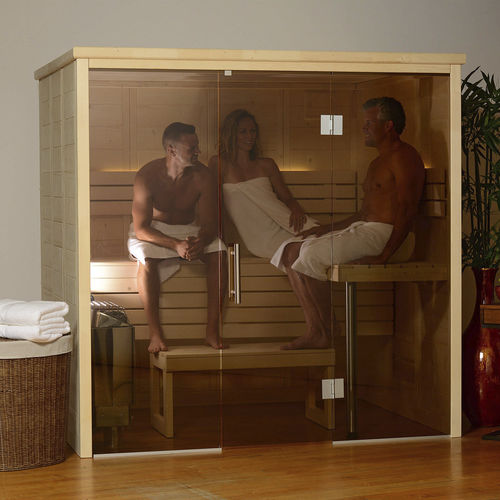 Sauna für Privatgebrauch - WORTHINGTON  - Almost Heaven Saunas - Holz / Glas / für den Innenraum