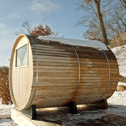 Sauna für Privatgebrauch - HUNTINGTON  - Almost Heaven Saunas - Holz / Glas / für den Außenbereich