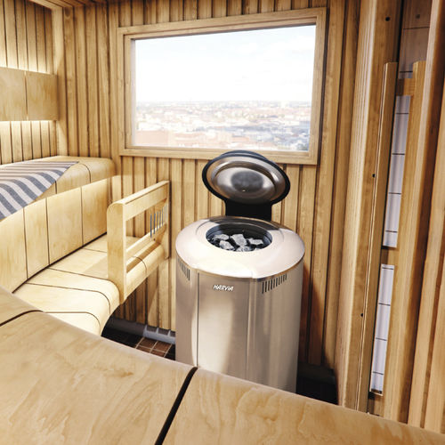 Elektrischer Saunaofen - FORTE EVER-READY - Almost Heaven Saunas - 0 - 5 kW / 5 kW...10 kW / bodenstehend