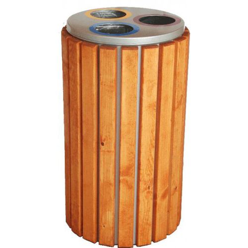Park-Abfallbehälter - 484-M - SIGUERTA, S.L. - System / freistehend / Holz