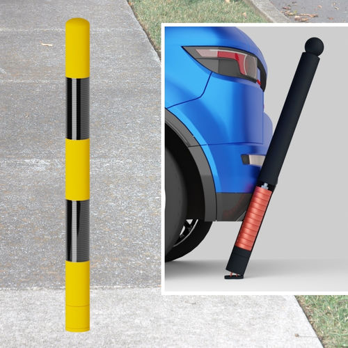 Flexibler Pfosten - Olli yellow Augustaflex - SAEDI Ltd - Fußgänger / Halteverbot / stationär