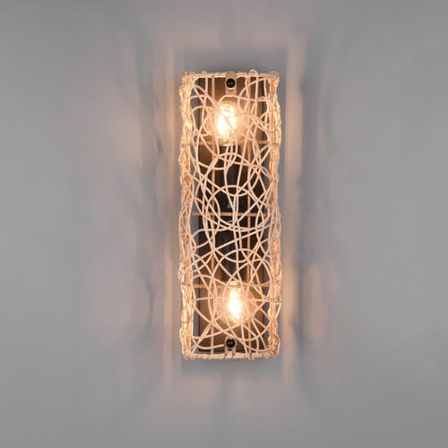 Moderne Wandleuchte - LOVIS - TRIO Leuchten GmbH - für den Innenraum / für Außenbereich / Rattan