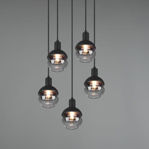 Hängelampe - MELA - TRIO Leuchten GmbH - Metall / Glas / modern