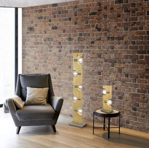 Bodenlampe - TAILOR - TRIO Leuchten GmbH - Holz / modern / mit Kabel