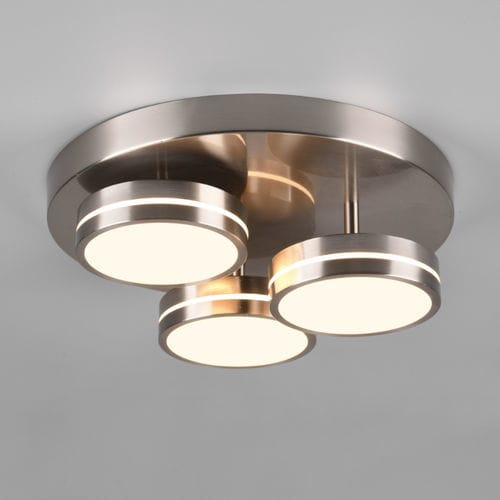 Moderne Deckenlampe - FRANKLIN - TRIO Leuchten GmbH - kreisförmig / Metall / LED
