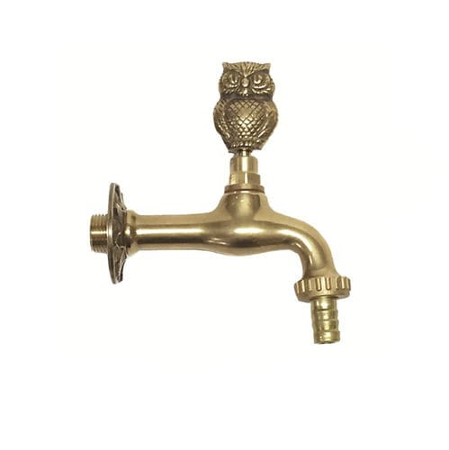 Wasserhahn für Trinkbrunnen - GUFO - MORELLI S.A.S. - wandmontiert / Messing / für Außenbereich