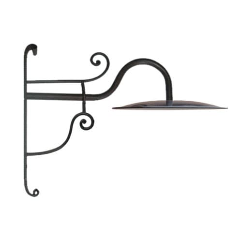 Klassische Wandleuchte - SATURNIA - MORELLI S.A.S. - für Garten / Schmiedeeisen / rund