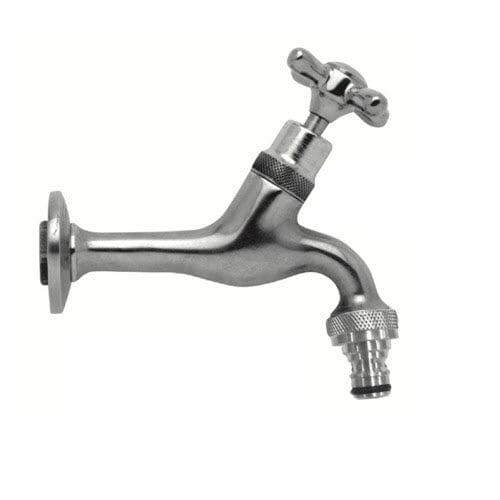 Wasserhahn für Trinkbrunnen - CONTEA K - MORELLI S.A.S. - wandmontiert / verchromter Messing / für Garten