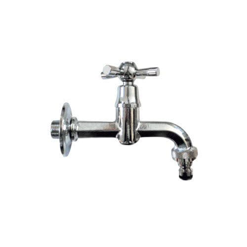 Wasserhahn für Trinkbrunnen - ELICA K - MORELLI S.A.S. - wandmontiert / verchromter Messing / für Garten
