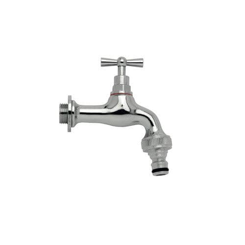 Wasserhahn für Trinkbrunnen - FARFALLA K - MORELLI S.A.S. - wandmontiert / verchromter Messing / für Garten