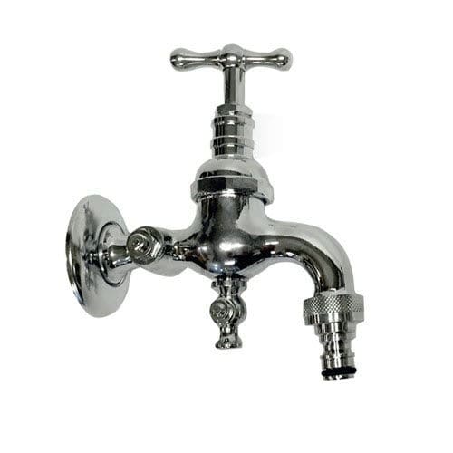 Wasserhahn für Trinkbrunnen - FRANCOFORTE K - MORELLI S.A.S. - wandmontiert / verchromter Messing / für Außenbereich
