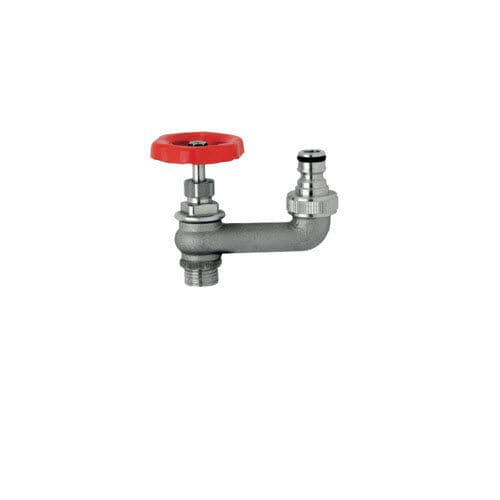 Wasserhahn für Trinkbrunnen - IDRANTE K - MORELLI S.A.S. - Aufsatz / verchromter Messing / für Garten