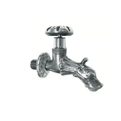 Wasserhahn für Trinkbrunnen - NEOCLASSICO K - MORELLI S.A.S. - wandmontiert / verchromter Messing / für Außenbereich