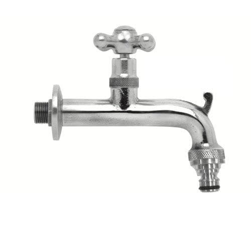 Wasserhahn für Trinkbrunnen - PLENTY K - MORELLI S.A.S. - wandmontiert / verchromter Messing / für Garten