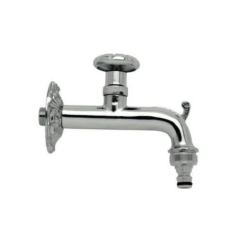 Wasserhahn für Trinkbrunnen - REGNO K - MORELLI S.A.S. - wandmontiert / verchromter Messing / für Garten