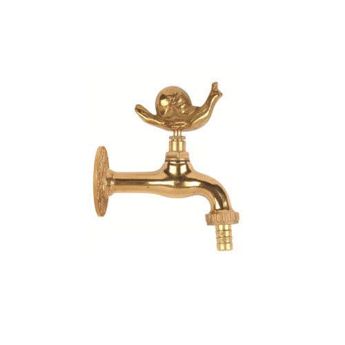 Wasserhahn für Trinkbrunnen - CHIOCCIOLALUMACA - MORELLI S.A.S. - wandmontiert / Messing / für Außenbereich