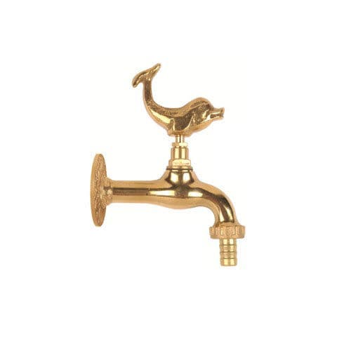 Wasserhahn für Trinkbrunnen - DELFINO - MORELLI S.A.S. - wandmontiert / Messing / für Außenbereich