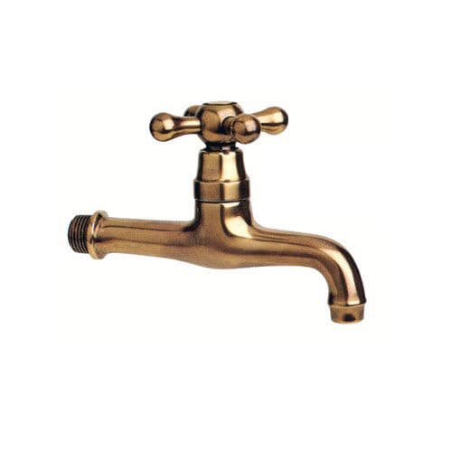 Wasserhahn für Trinkbrunnen - GIRASOLE - MORELLI S.A.S. - wandmontiert / Messing / für Außenbereich