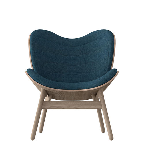 Moderner Kaminsessel - A CONVERSATION PIECE - Umage - Stoff / Holzfurnier / Eiche