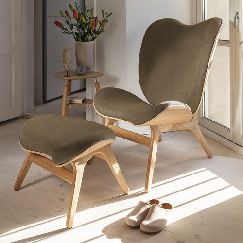 Moderne Ottomane - A CONVERSATION PIECE  - Umage - Leder / Eiche / Sperrholz