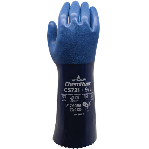 Umschlaghandschuh - CS721 - Showa - Labor / Schnittschutz / chemikalienbeständig
