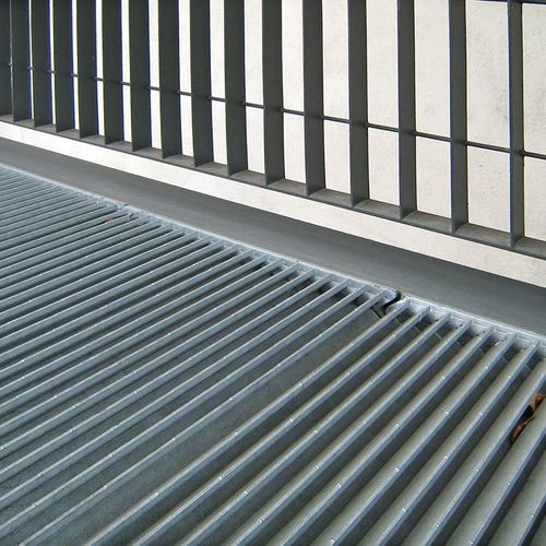 Gitterrost / galvanisiertem Stahl - ANTIVERTIGO - LANG AND FULTON - Edelstahl / für Übergang / für Außenboden