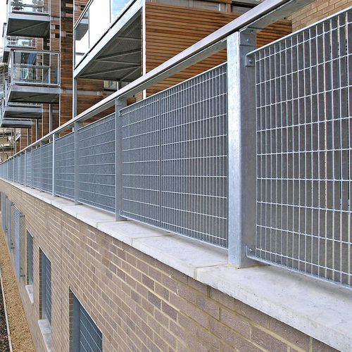 Gitterrost / galvanisiertem Stahl - TERRA-34 - LANG AND FULTON - für Fassade / für Geländer / für begrünte Mauern