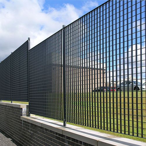 Gitterrostzaun - STANDARD : PALERMO - LANG AND FULTON - für Grünanlagen / Spielplatz / galvanisiertem Stahl