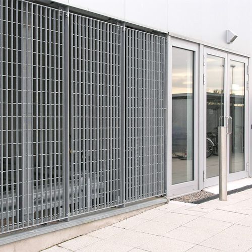 Gitterrost / galvanisiertem Stahl - STEREO-4 - LANG AND FULTON - für Fassade / Sicherheit