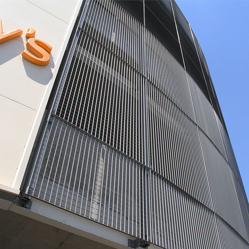 Gitterrost / galvanisiertem Stahl - PIAZZA-66 | PIAZZA-44 - LANG AND FULTON - für Außenboden / für Fassade / Sicherheit