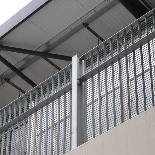 Maschendrahtzaun - TORINO - LANG AND FULTON - für öffentliche Bereiche / galvanisiertem Stahl / verstärkt gesichert