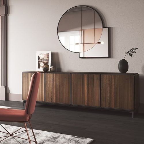 Modernes Sideboard - BARBICAN - Praddy Unipessoal lda - Metall / Holzfurnier / Wenge