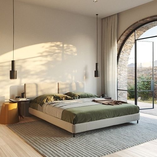 Doppelbett - ELYSIAN - Praddy Unipessoal lda - modern / Kopfteil / Stoff
