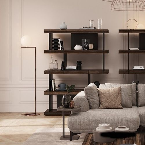 Modernes Bücherregal - WILLIS I - Praddy Unipessoal lda - Holz / maßgefertigt / mit Stauraum