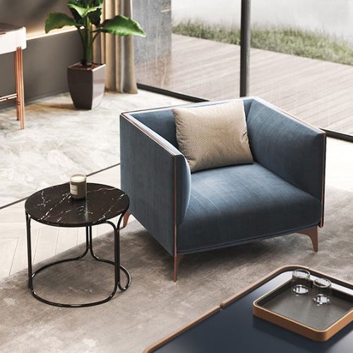 Moderner Sessel - MEDUSA - Praddy Unipessoal lda - Stoff / Massivholz / Metall