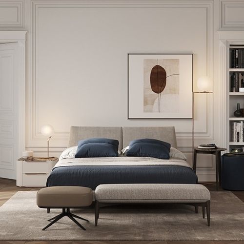 Doppelbett - BONSAI - Praddy Unipessoal lda - modern / Polster / Leder
