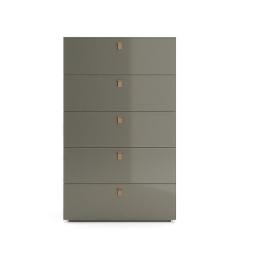 Moderne Kommode - SERENADE - Praddy Unipessoal lda - Leder / rechteckig / 5 Schubladen